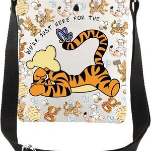 Versatile Cartoon Character Crossbody Bag with Magnetic Closure and Inner Pocket